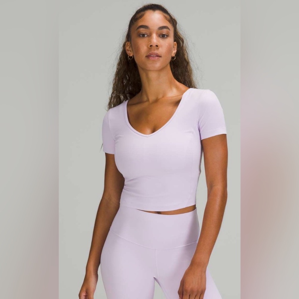 Lululemon Align T-shirt Size 6 Lavender Dew